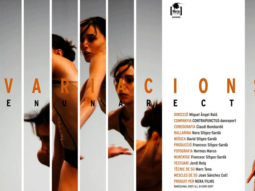 Variacions en una recta – Video-danza