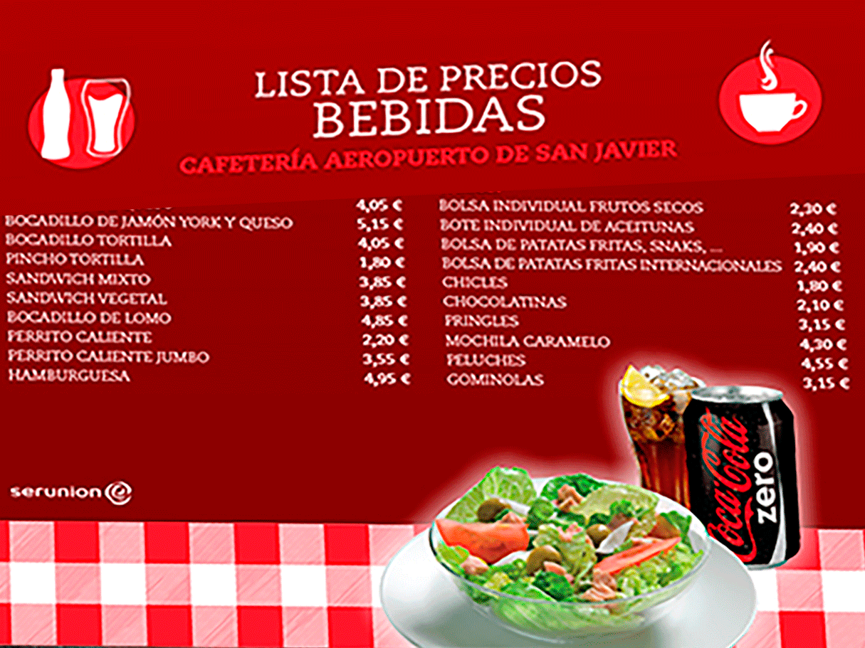 Cafeteria Aeroport de San Javier (Murcia)